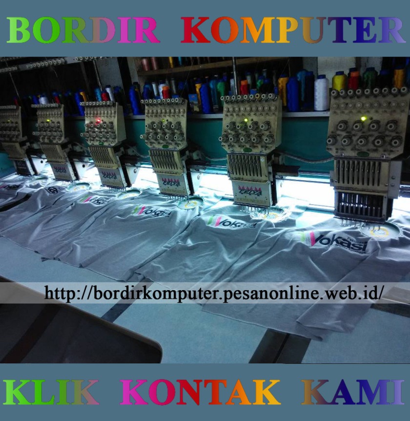 Jasa Bordir Komputer Di Daerah Surabaya Pusat, Barat, Timur, Utara, Selatan